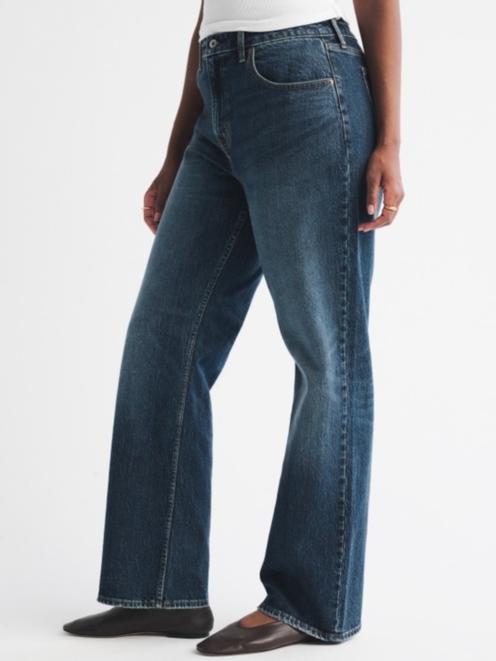 Abercrombie & Fitch The 90s High Rise Relaxed Jeans Curve Love - Picture 6 of 12